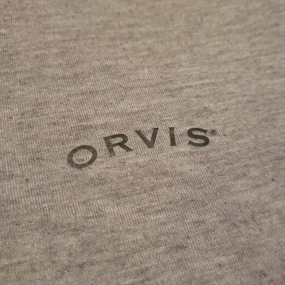 Orvis 1/4 Zip Pullover Sweater Gray Men's Large L Outdoor Hiking Fall Breathable - Picture 3 of 10
